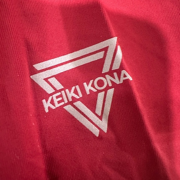 Keiki Kona Women's Red Flutter Shorts - Picture 2 of 4